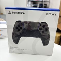 PS5 デュアルセンス ワイヤレスコントローラー グレー カモフラージュ