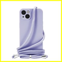 【人気商品】ケース iPhone 13 カバー 13 ネック ショルダー iPhone ストラップ付き スマホ シリコン 用 カバー 紐付き 斜めがけ Apple 織りストラップ付き 調節可能なショルダー クロスボディ Handodo ネックレス 保護