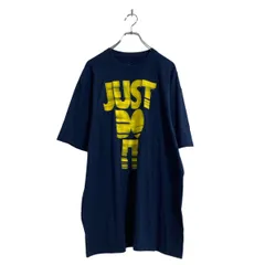 NIKE 半袖 プリントTシャツ L ネイビー ナイキ クルーネック 古着卸 アメリカ仕入 a605-5076