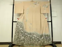 平和屋着物●訪問着　作家物　絞り　辻が花　暈し染め　正絹　逸品　CAAV4750vp