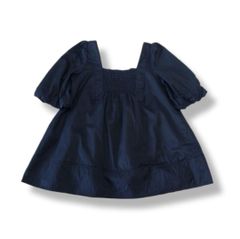 バーバリー　ブルーレーベル　バルーン袖　チュニック  ネイビー 38 紺　Burberry