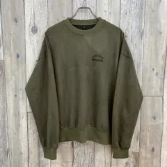 【 SANDIEGO UNTED STATES 】ストレッチ素材 起毛 ベロア スウェット スエット トレーナー M