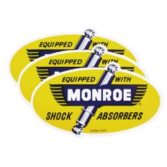ステッカー3枚セット #101 MONROE モンロー モーターサイクル系 アメリカン雑貨 レーシング雑貨
