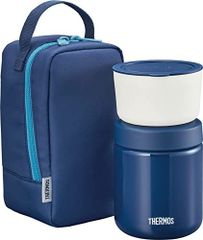 サーモス 真空断熱スープランチセット 300ml ネイビー JBY-551 NV