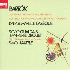 [Used] Classical CD Katia & Labèque (Mariel) / Bartók: Concerto for Two Pianos, Percussion and Orchestra, etc.