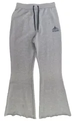 【中古】衣料雑貨 bpm FILA×bpm Flare Sweat Pants(パンツ) グレー Lサイズ 「FILA×bpm」