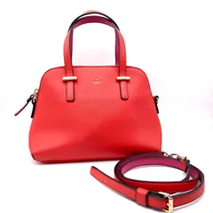 【中古】良品 Kate Spade ケイト スペード ロゴ 2way レザー ハンド ショルダー バッグ eY0946A