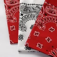 【3枚セット】お祝い紅白 ハッピーカラー HAV-A-HANK/ハバハンク オリジナル ペーズリーバンダナ アメリカ製 新品 HAPPY-