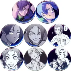 【中古】バッジ・ビンズ 全8種セット 「ブルーロック展 推しキャラバッジコレクション Vol.2 御影玲王」