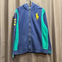 ralphlauren ビッグポニー ジップパーカー スウェット ボーイズ XL メンズS程度 ラルフローレン