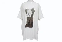 極美品 UNIQLO ユニクロ ｘ KAWS カウズ コラボ 半袖Tシャツ ホワイト サイズ XL 中古4b005648