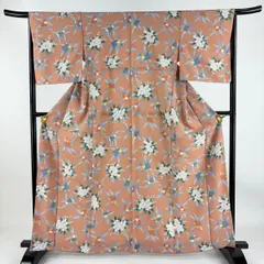 みゅう✾m1806＊美品 洗える夏着物 絽 さんび・三越謹製 トール 小紋 みゅう✾m1806＊美品 洗える夏着物 絽 さんび・三越謹製 トール 小紋