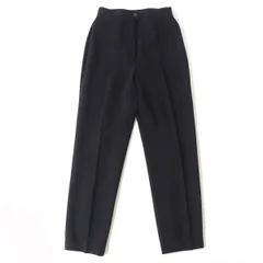極美品△フランス製 CHANEL シャネル 97P P07482 レディース ヴィンテージ ウール スラックス パンツ 裏地シルク100％ ブラック 黒 38のサムネイル