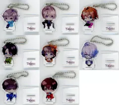 【中古】キーホルダー [単品] 集合 描きおろしちびキャラアクリルスタンドキーチェーン8個セット 「Switchソフト 7’scarlet for Nintendo Switch スペシャルステラセット」 同梱特典