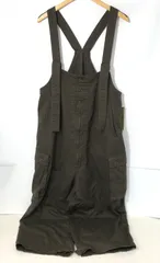 S'YTE コットン/ヘンプ ツイル オーバーオール ブラック　ヨウジヤマモト COTTON TWILL COLOR STITCHING OVERALL(XS Black): S'YTE｜THE
