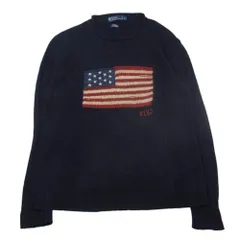 未使用❕POLO 星条旗 BIGPONY ネイビー S Polo Ralph Lauren ポロ ラルフローレン ジップスウェット
