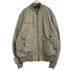 H&M ジップアップ ジャケット ブルゾン XL ベージュ エイチアンドエム ビッグサイズ 中綿 古着卸 アメリカ仕入 a703-6251