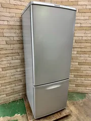 【送料込み】Panasonic168L冷蔵庫 NR-B179W-S 中古 168L 2ドア冷蔵庫 シルバー パナソニック NR-B179W-S 2017