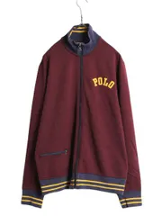 【お得なクーポン配布中!】 00s ポロ ラルフローレン トラック ジャケット メンズ M / 古着 00年代 オールド フルジップ ジャージ ジャンパー ハイネック ワンポイント