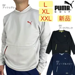 【新品・未使用】L・XL・XXLサイズ プーマゴルフ メンズ ゴルフシャツ 長袖 スウェットシャツ 624909 ストレッチ素材 バックプリント ゴルフウェア PUMA GOLF