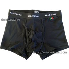 新品 Orobianco オロビアンコ ボクサーパンツ BLACK【M】トリコロールタグ付 アンダーウェア