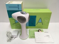 ※送料無料※ TRIA BEAUTY トリア パーソナルレーザー脱毛器プラス LHR 3.0 グリーン 中古 囗G■