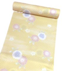 長襦袢 洗える 反物 ポリエステル （ピンク系 桜柄） 着物 レディース 女性 和装 和服