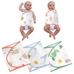 新品 おくるみ 3枚入り スワドル モロー反射防止 お腹冷え防止 保温 綿100% 新生児 赤ちゃん ベビー用品 通気性 吸水性 着脱簡単 夜泣き対策 柔らかい 無蛍光剤 可愛い 出産祝い 男の子 女の子