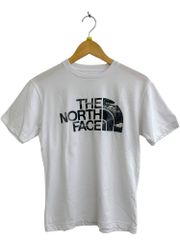 THE NORTH FACE (ザノースフェイス) Tシャツ フロントビッグロゴ ポリエステル 綿 中国製 鉄板デザイン NT31651A S ホワイト メンズ/004