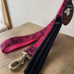 旧型ゲート式１２０cmリード　プラムブロッサム柄　25ｍｍ幅　LUPINE　ルパイン　パッド付き　アメリカ製　軽量　丈夫