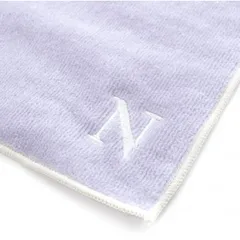 ハートウエル　イニシャルハンカチ ハンカチ ラベンダーN