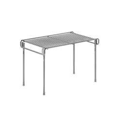 【在庫処分】シンク下収納ラック ステンレスキッチンシンク下収納 幅40.3×高さ23.5×奥行24cm 洗面台下収納 Wowfill キッチン収納ラック 防錆、傷つけにくいです 組み立て簡単 耐荷重10kg (シルバー 23.5cm)