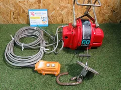 トヨコー 600W 電動ウインチ 最大荷重110kg