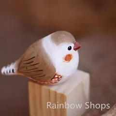清水焼 文鳥 つがい フィギュリン 陶磁器 置物 飾り物 白文鳥 2025年最新】文鳥 置物の人気アイテム - メルカリ