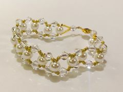 【年末SALE】ビーズ　ブレスレット　#B35