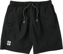 チャムス CHUMS アウトドア ダイバー Plunge Divers パンツ ボトムス 半ズボン 短パン 撥水 水陸両用 半メッシュ ポケット メンズ レディース  CH131296 K001 BLACK