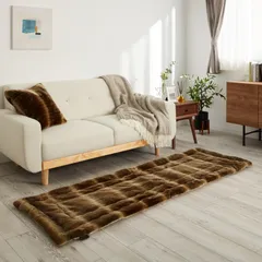 ディーブレス 快眠博士 カルドニード リッチファー ロングマット ベージュ