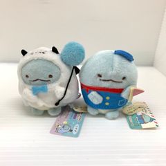 すみっコぐらし てのりぬいぐるみ 2点セット たぴおか(ブルー) とかげ