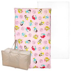 un doudou ディズニー お昼寝布団セット 3点セット 70×120cm プリンセス ピンク 綿100% 防水バッグ ネームタグ付 新品 全部洗える キッズ 子供 保育園 幼稚園 入園準備 雨の日も安心 通園バッグ 撥水バッグ OHF NZ1264-3