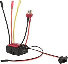 ラジコンカー ESC 35A 小型 ブラシレス電子スピードコントローラ ブラシesc電気スピードコントローラ ESC RCモーターブラシレススピードコントローラ (1/18 1/16 リモートコントロール カー用 ブラシレス 赤)