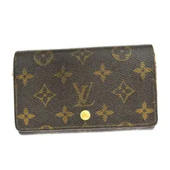 【中古】 ルイヴィトン LOUIS VUITTON ポルトモネ ビエ トレゾール L字ファスナー 二つ折り 財布 モノグラム レザー M61730 03JE110