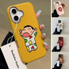 スマホケース クレヨンしんちゃん iPhone 16 ケース クリア iPhone15 iPhone13/12 mini 携帯ケース 携帯保護カバー 耐衝撃 お洒落 可愛い 