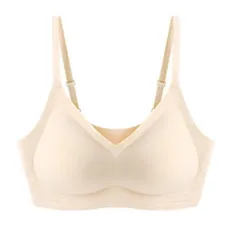 ☆ ベージュ ☆ XXL ☆ ノンワイヤー ナイトブラ ストレスフリー ナイトブラ 昼夜兼用 ブラジャー ノンワイヤー ブラ シームレス ワイヤレスブラ スポーツブラ スポブラ インナー 下着 肌着 マタニティブラ ランジェリー 柔らかい 跡がつきにくい