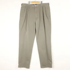 古着 大きいサイズ 90's ポロラルフローレン 2タック コットンチノクロスパンツ メンズW38/L34 pn-0810
