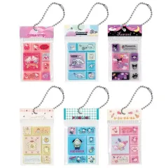 【中古】キーホルダー 全6種セット 「サンリオキャラクターズ タイルシールミニチュアチャーム」