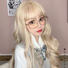 【新品未使用】金髪 ウィッグ ロング カール ブロンド