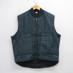 L/古着 ナイロン ベスト メンズ 紺 ネイビー 25oct07 中古 アウター