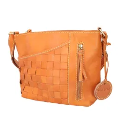 ☆ ブラウン ☆ zucchero ズッケロ ショルダーバッグ zucchero ズッケロ ショルダーバッグ ショルダーバック ショルダー 肩掛け 斜めかけ ななめかけ レザー 革 編み込み 薄マチ 収納 デイリー b5 ポケット ベーシック かわいい 可愛い