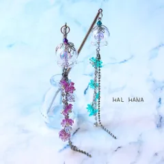 Hamさま売約済みかんざし〈菊large・jellyfishな花〉ヌーディピンク