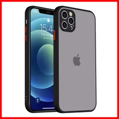 【特売】iphone12pro max ケース iyite アップル アイフォンケース あいふぇいす12 シリコン アンチ-フォール ファイン ホール 保護 カバー サポート QI チャージング (iPhone 12promax（6.7インチ） ブラック)